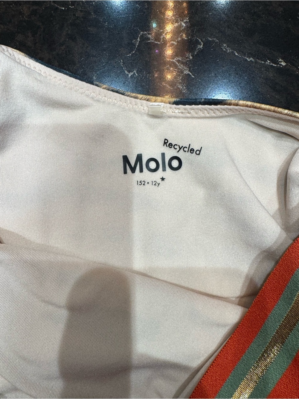 Molo Girl’s Tiger Print Swimsuit. - Picture 6 of 6